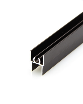 8.ПАРТНЕР Профиль межсекционный под саморез, бронза глянец (шоколад) (5,8м)