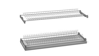 Комплект посудосушителя в шкаф на 450 мм, нерж.сталь