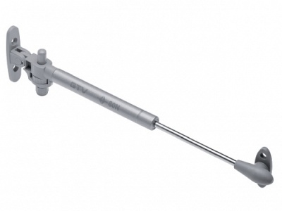 Кронштейн газовый 80N с доводчиком Серый