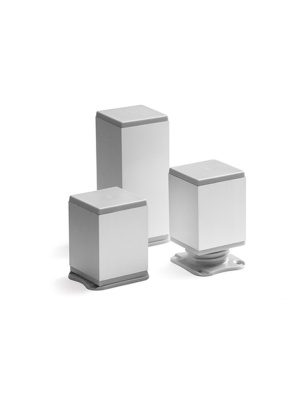 Опора h-60 хром ПЛАСТИК №8 регулируемая (160шт/уп) (011-000083)