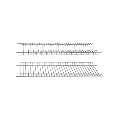 Посудосушитель без рамки, универсальный, 1 уровень, сталь, серебристый, порошок, 900 мм