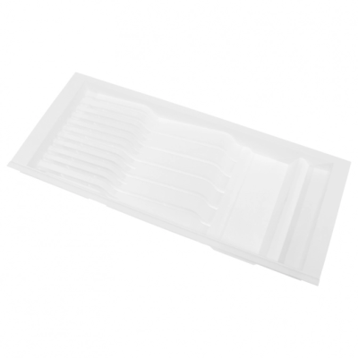 TRAYBOND кухонный лоток для ножей, 206,5*444-480*45, белый(20шт.уп)