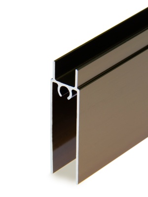 5.ПАРТНЕР Профиль горизонт. нижн., Шампань матовая (6м) Econom