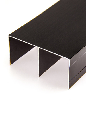 3.ПАРТНЕР Направляющая верх. двухполоз., Венге темный (5,8м)