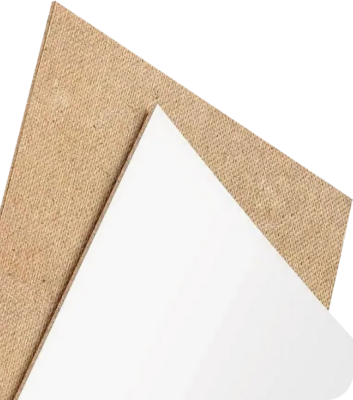 ДВП (облагорож.) 2745*1700 Белый Плитный мир Экспорт (150л/п)