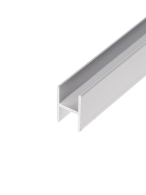 8.ПАРТНЕР Профиль межсекционный без самореза, белый глянец (5,8м)