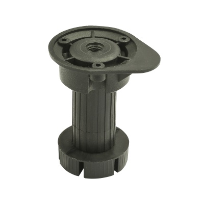 Опора рег. кухонная Н=100мм ЧЁРНАЯ (250шт) (011-000113)