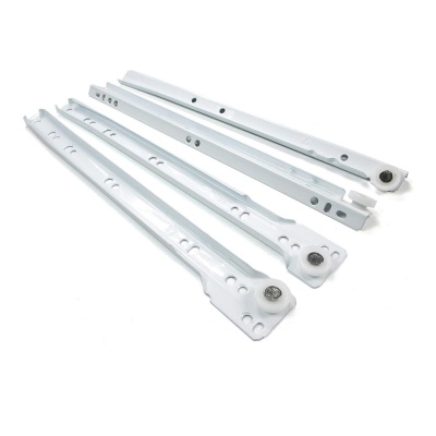 Направляющие роликовые 400мм белые