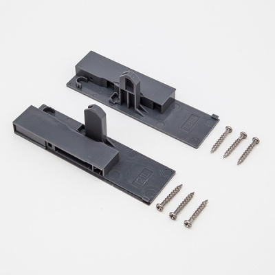 Заглушка для фасадного профиля внутреннего ящика Hana-Box H 121 СЕРАЯ Штука для прим. слева/справа