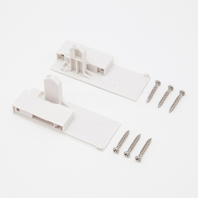 Заглушка для фасадного профиля внутреннего ящика Hana-Box H 121 Белая Штука для прим. слева/справа