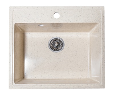 Мойка каменная S-13 Белый крап МАТОВЫЙ (02-020-000374)
