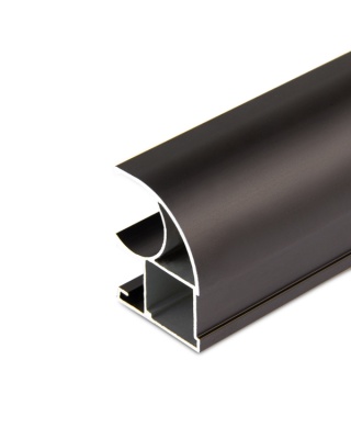 2.ПАРТНЕР Профиль-ручка Classic Lite ассиметрия, Бронза матовая (5,4м) Econom