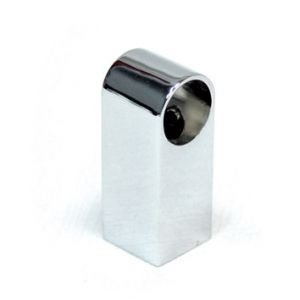 Держатель рейлинга хром "прямой" Т2802 d=16 (модерн) 50шт/уп (008-000040)