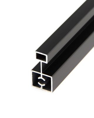 Профиль горизонт. средний для системы Slim, черный матовый, 5,8м.