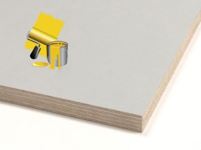 Фанера под покраску 18 SP/SP 2530х1265 WBP/ WHT 180/180  СФЗ