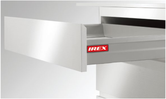 IREX BOX Выдвижной ящик 500мм без рейлингов белый