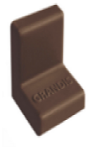 Уголок метал. с пластик.крышкой 25х25 Венге,компл (001-000063)