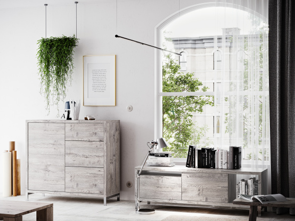 ЛДСП Дуб Апрель Светлый 22 мм U31184 2750*1830 PR