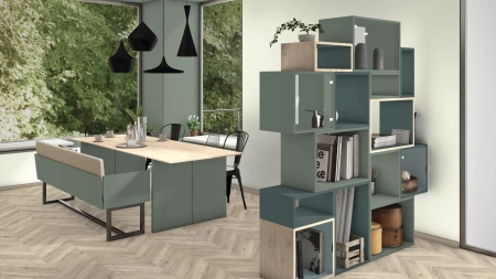 ЛДСП 16 мм AU604 Зеленый эвкалипт 2800*2070 ST9