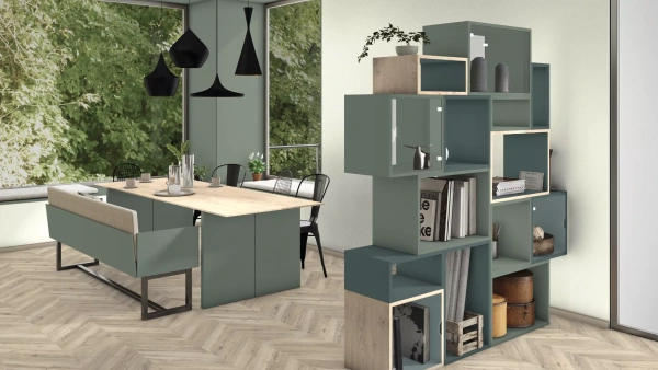 ЛДСП 16 мм AU604 Зеленый эвкалипт 2800*2070 ST9