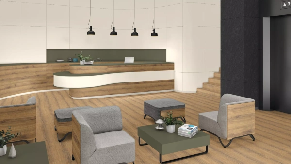 ЛМДФ 16 мм H1344 Дуб Шерман коньяк коричневый 2800*2070 ST32