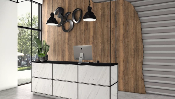 ЛМДФ 16 мм H3176 Дуб Галифакс олово 2800*2070 ST37 (12л/п)