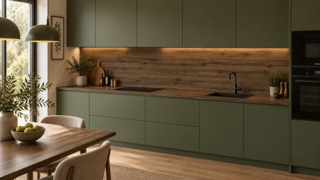 Столешница R1502 Дуб Баксан золото 3050*600*38 STR6