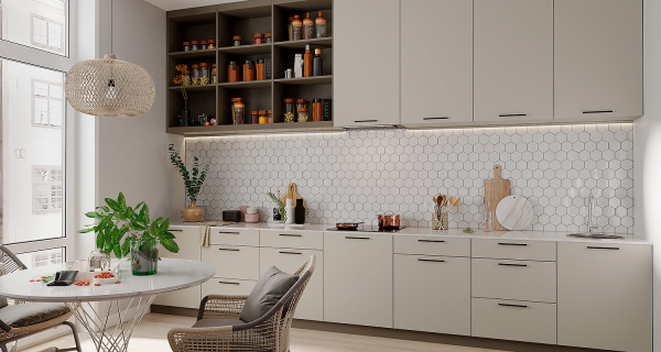 Панель EVOGLOSS  Р729  Новый серый мат 18*2800*1220