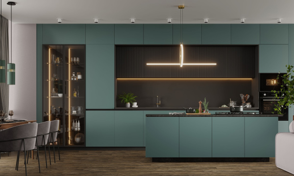 Панель EVOSOFT  EVS011  СУМРАЧНЫЙ НЕФРИТ К2 18*2800*1220