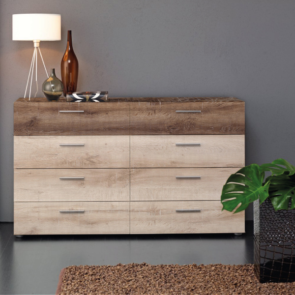 ЛДСП Дуб Сакраменто Темный 22 мм U3194 2750*1830 PR