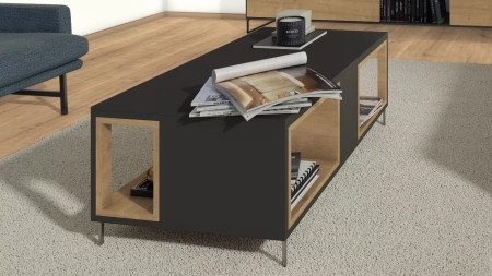 ЛДСП 16 мм U899 Нежный черный 2800*2070 ST9