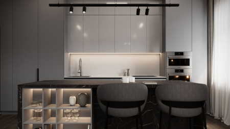 SMART 8 мм (8,6мм) R004 Теплый серый глянец 2800*1220 ST7 