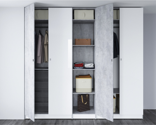 ЛДСП Цемент Светлый 10 мм U3719 2750*1830 PE