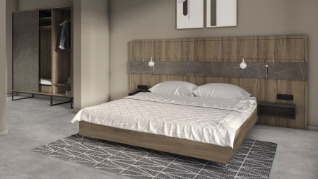 ЛМДФ 16 мм H3154 Дуб Чарльстон темно-коричневый 2800*2070 ST36 (12л/п)