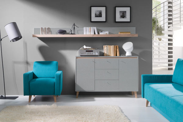 ЛДСП Серебро 10 мм U3301 2750*1830 PE 